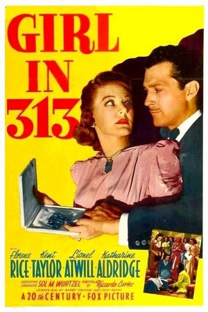 Girl in 313 (1940) - poster