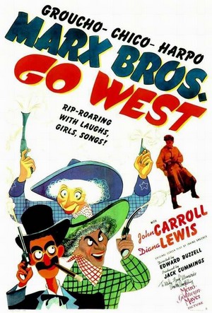Go West (1940) - poster