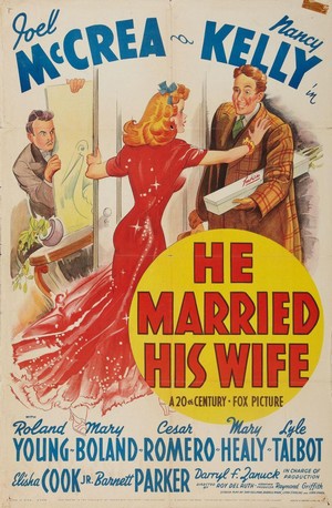 He Married His Wife (1940) - poster
