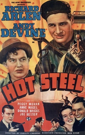 Hot Steel (1940) - poster