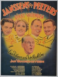 Janssens en Peeters Dikke Vrienden (1940) - poster