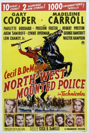North West Mounted Police (1940) - poster