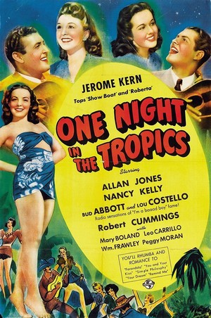 One Night in the Tropics (1940) - poster