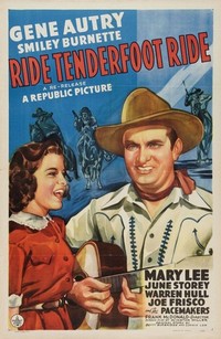 Ride, Tenderfoot, Ride (1940) - poster