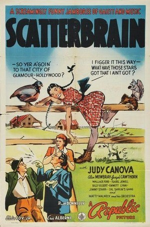 Scatterbrain (1940) - poster