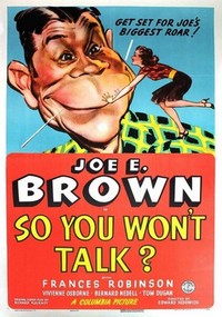 So You Won't Talk (1940) - poster