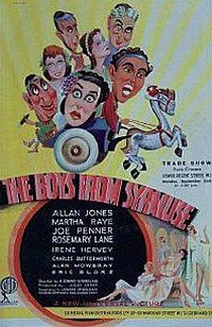 The Boys from Syracuse (1940) - poster
