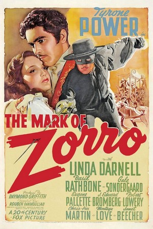 The Mark of Zorro (1940) - poster