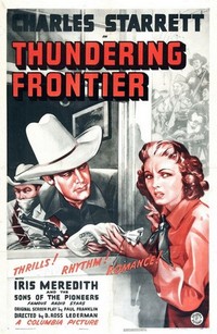 Thundering Frontier (1940) - poster