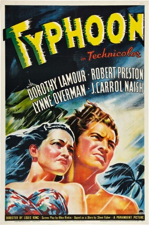 Typhoon (1940) - poster
