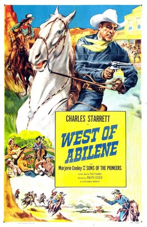 West of Abilene (1940) - poster