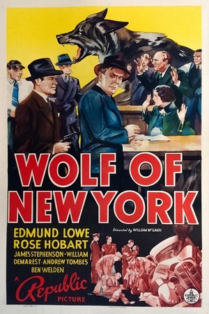 Wolf of New York (1940) - poster