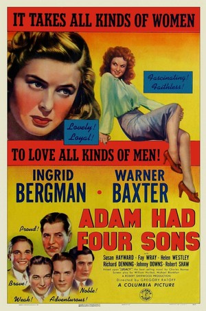 Adam Had Four Sons (1941) - poster