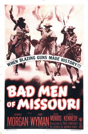 Bad Men of Missouri (1941) - poster