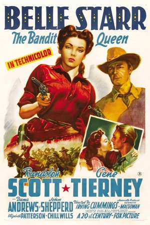 Belle Starr (1941) - poster