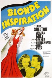 Blonde Inspiration (1941) - poster