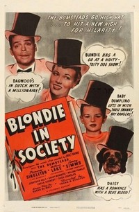 Blondie in Society (1941) - poster