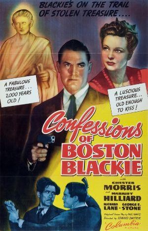 Confessions of Boston Blackie (1941) - poster