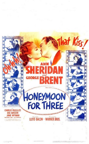 Honeymoon for Three (1941) - poster