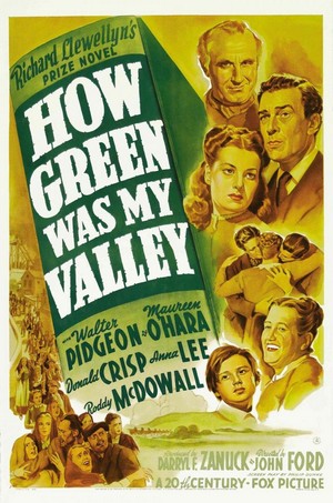 How Green Was My Valley (1941) - poster
