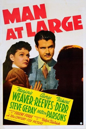 Man at Large (1941) - poster