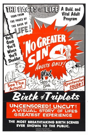 No Greater Sin (1941) - poster