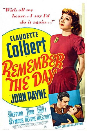 Remember the Day (1941) - poster