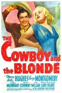 The Cowboy and the Blonde (1941) - poster