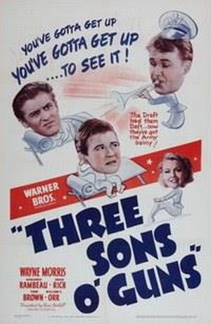Three Sons o' Guns (1941) - poster