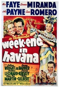 Week-End in Havana (1941) - poster