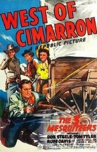 West of Cimarron (1941) - poster