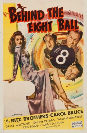 Behind the Eight Ball (1942) - poster