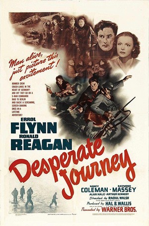 Desperate Journey (1942) - poster