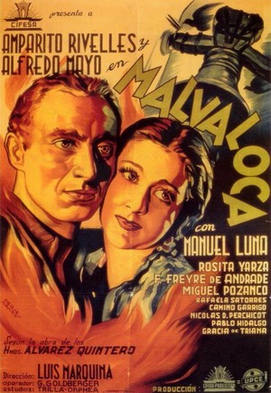 Malvaloca (1942) - poster
