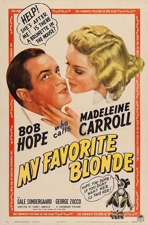 My Favorite Blonde (1942) - poster