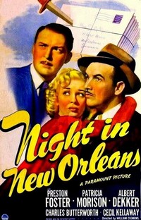 Night in New Orleans (1942) - poster