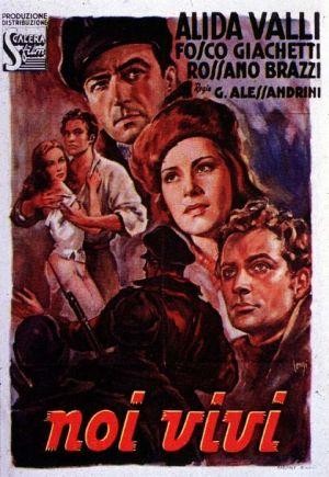 Noi Vivi (1942) - poster