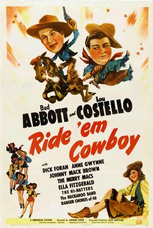 Ride 'em Cowboy (1942) - poster