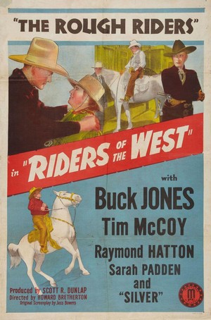 Riders of the West (1942) - poster