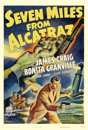 Seven Miles from Alcatraz (1942) - poster