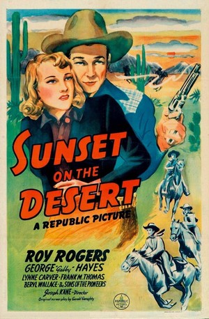 Sunset on the Desert (1942) - poster