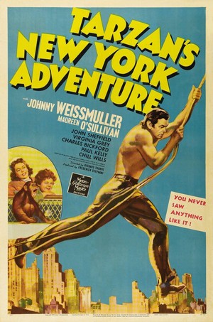 Tarzan's New York Adventure (1942) - poster
