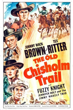 The Old Chisholm Trail (1942) - poster