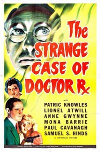 The Strange Case of Doctor Rx (1942) - poster