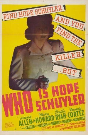 Who Is Hope Schuyler? (1942) - poster