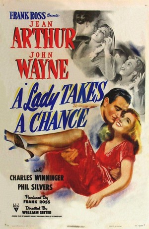 A Lady Takes a Chance (1943) - poster