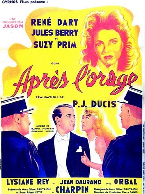 Après l'Orage (1943) - poster