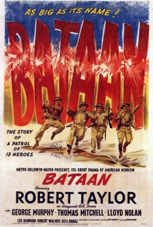 Bataan (1943) - poster