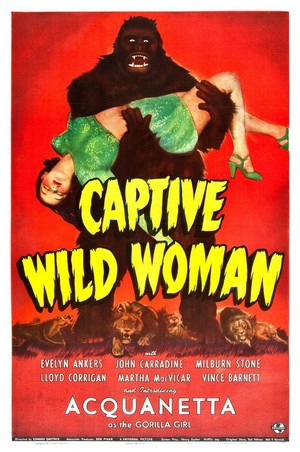 Captive Wild Woman (1943) - poster