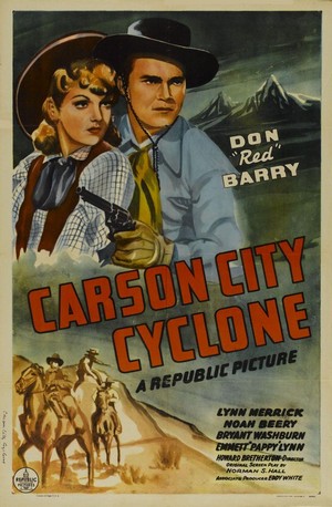 Carson City Cyclone (1943) - poster